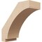 Ekena Millwork 5-inch W x 12-inch D x 12-inch H Imperial Rough Cedar Woodgrain TimberThane Knee Brace, Primed BRCUR05X12X12IMPRCPR - alternate 1